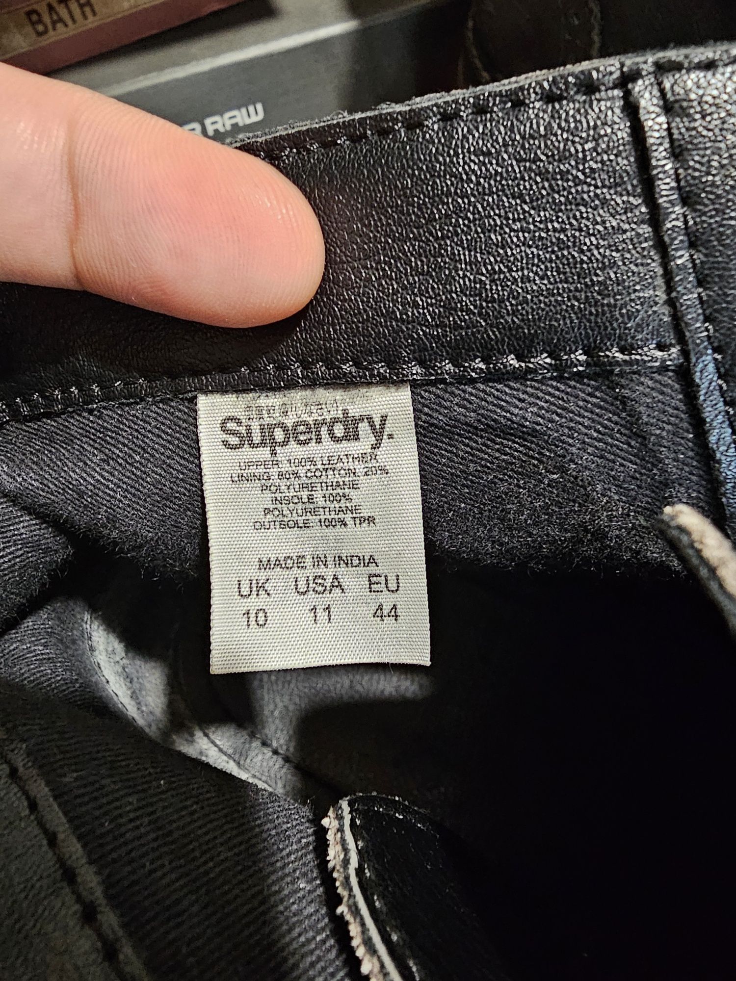 SuperDry кожени Боти
