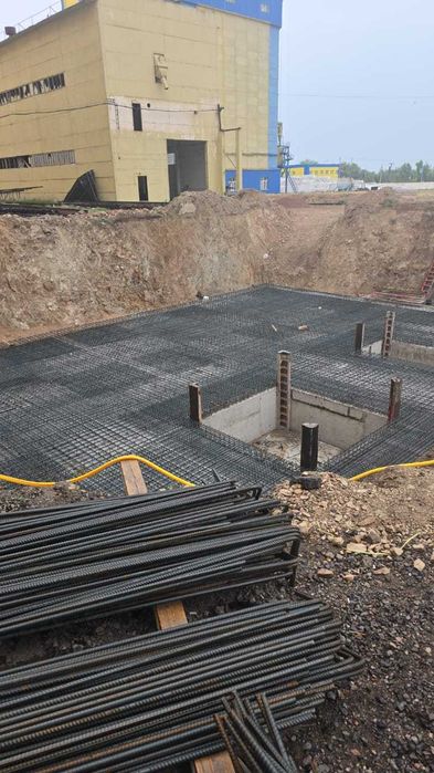 Бетонные работы.