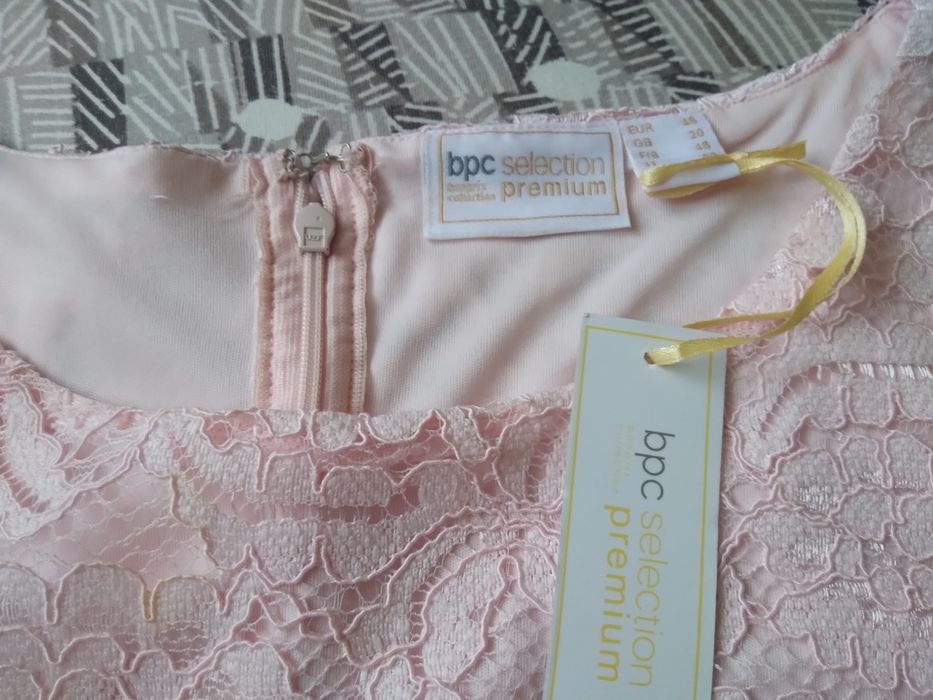 Rochie de ocazie, roz, fără maneca