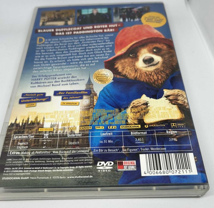 DVD original cu filmul Paddington