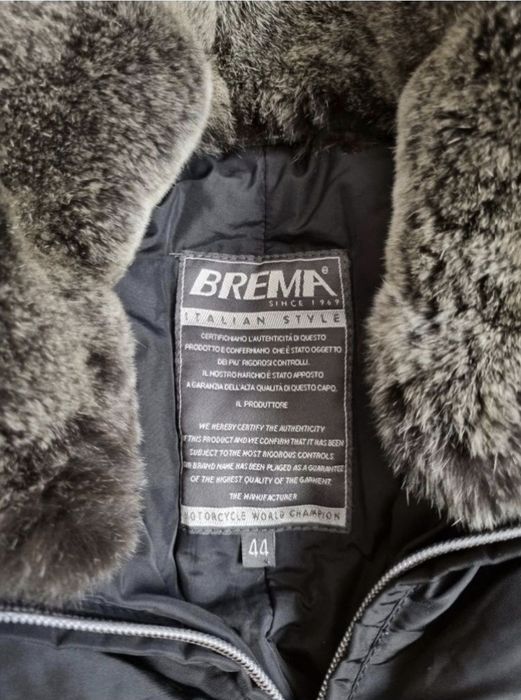 Geaca Brema, groasa, iarna - femei, Blană iepure + Pene gâscă - 44 / L