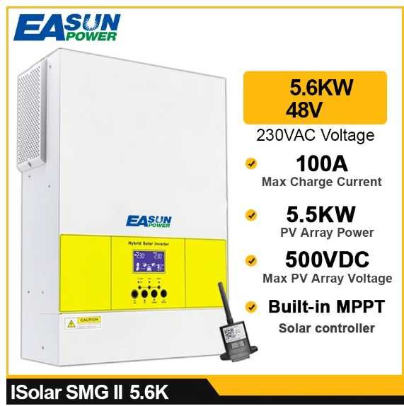 Invertor solar EASUN ISolar SMG II 5.6kW