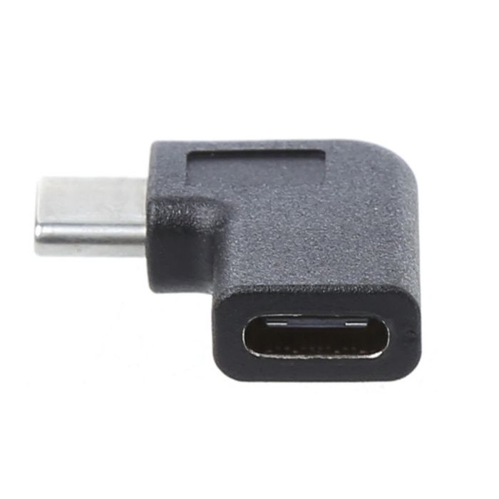 Adaptor USB-C tata - mama la 90 grade USB tip C laptop telefon tableta