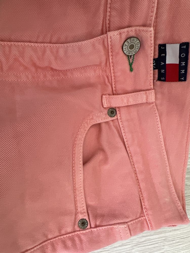 Дънков панталон розов Tommy Jeans