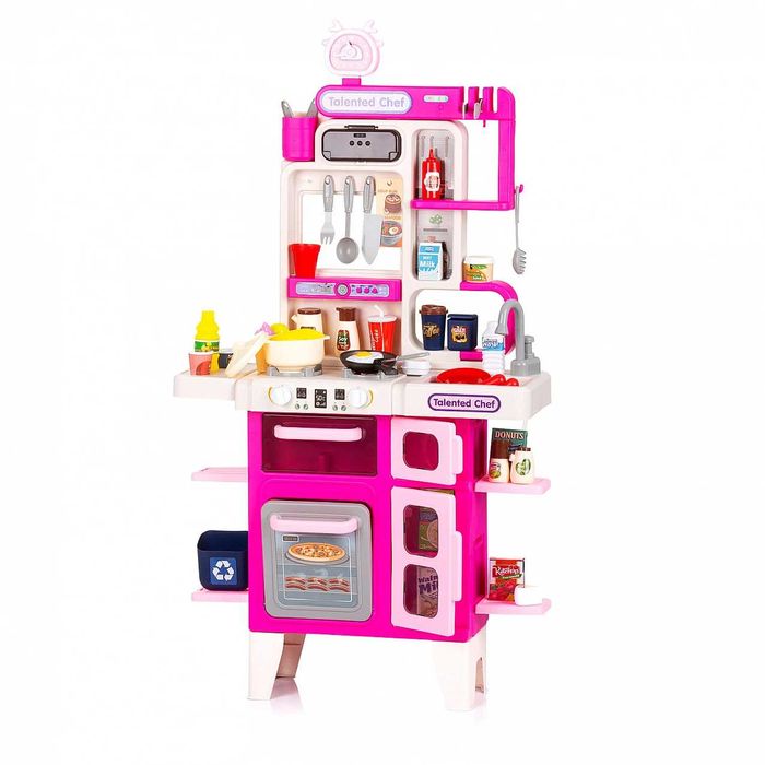 Голяма Детска кухня с пара и течаща вода 99см висока