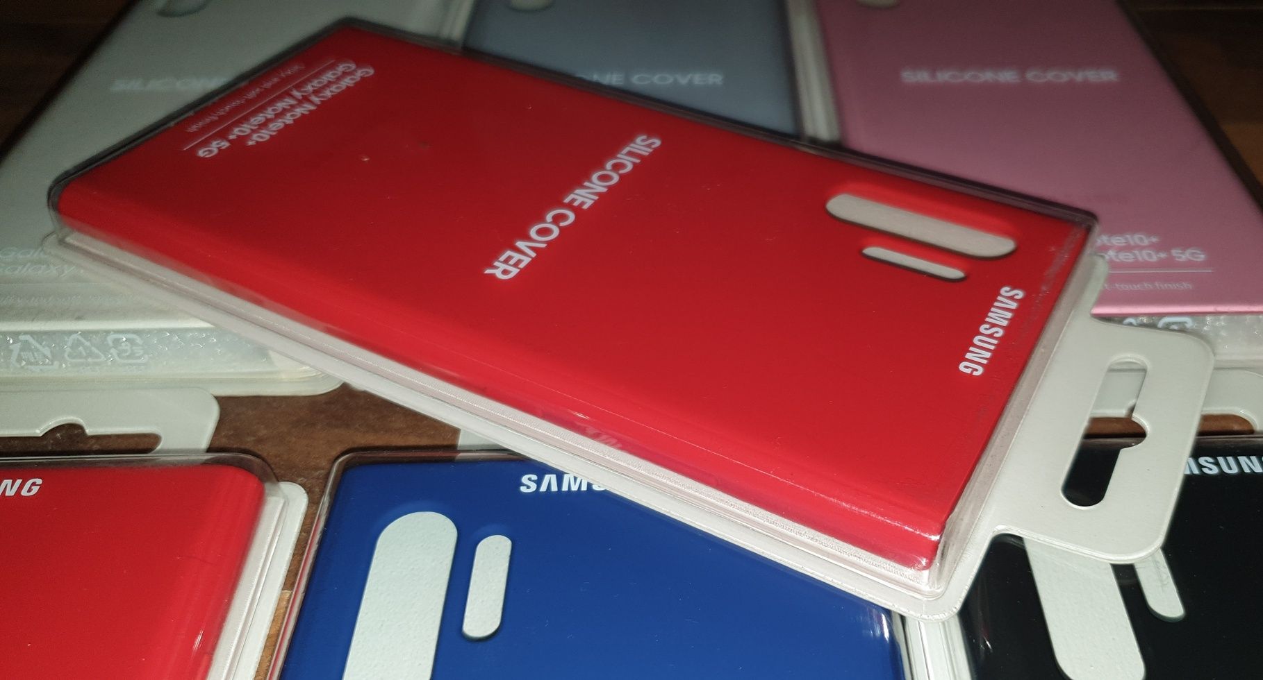 Husa silicon originala Samsung Silicone Cover Note10+ Note10 Plus