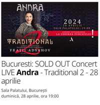 Vand bilete la concertul Andrei Traditional 2 - 27 & 28