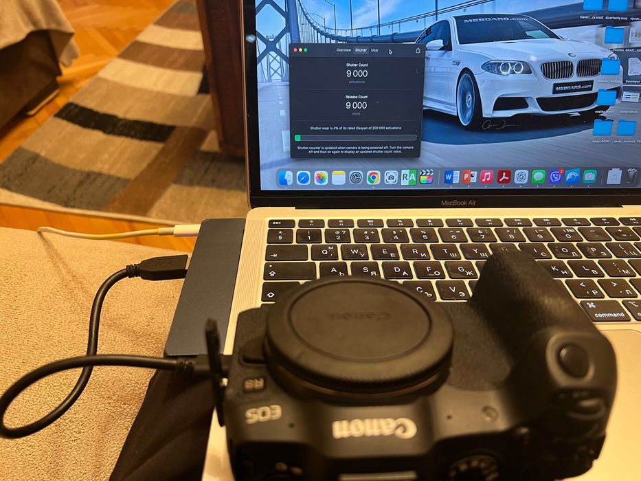 9000 кадъра Canon R8 + 2 батерии и почти 2 години гаранция.