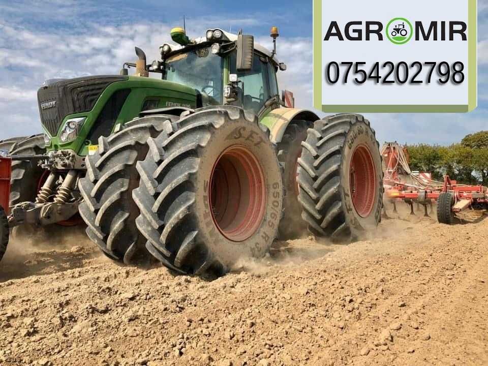 Cauciucuri noi 14.9-28 pentru tractor spate cu 8 pliuri marca TATKO