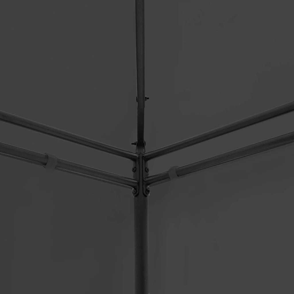 Pavilion/Foisor/Cort de gradina/terasa cu perdele 3×6 m Gri ESCORIAL