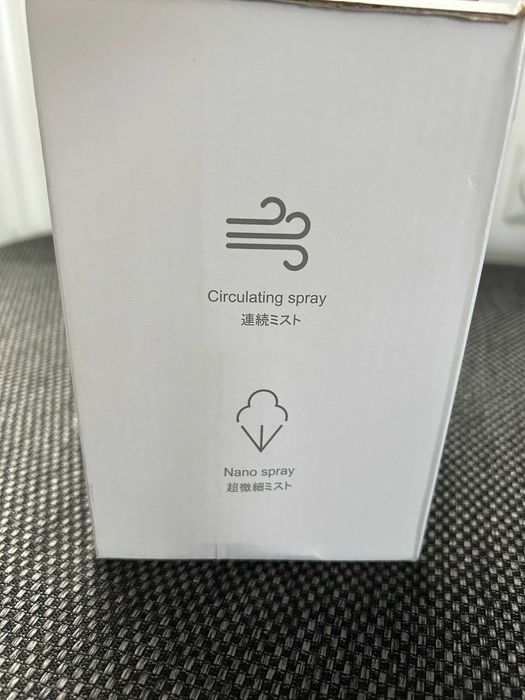 Umidificator ultrasonic cu veioza/lampa veghe LED, reincarcabil, Roz