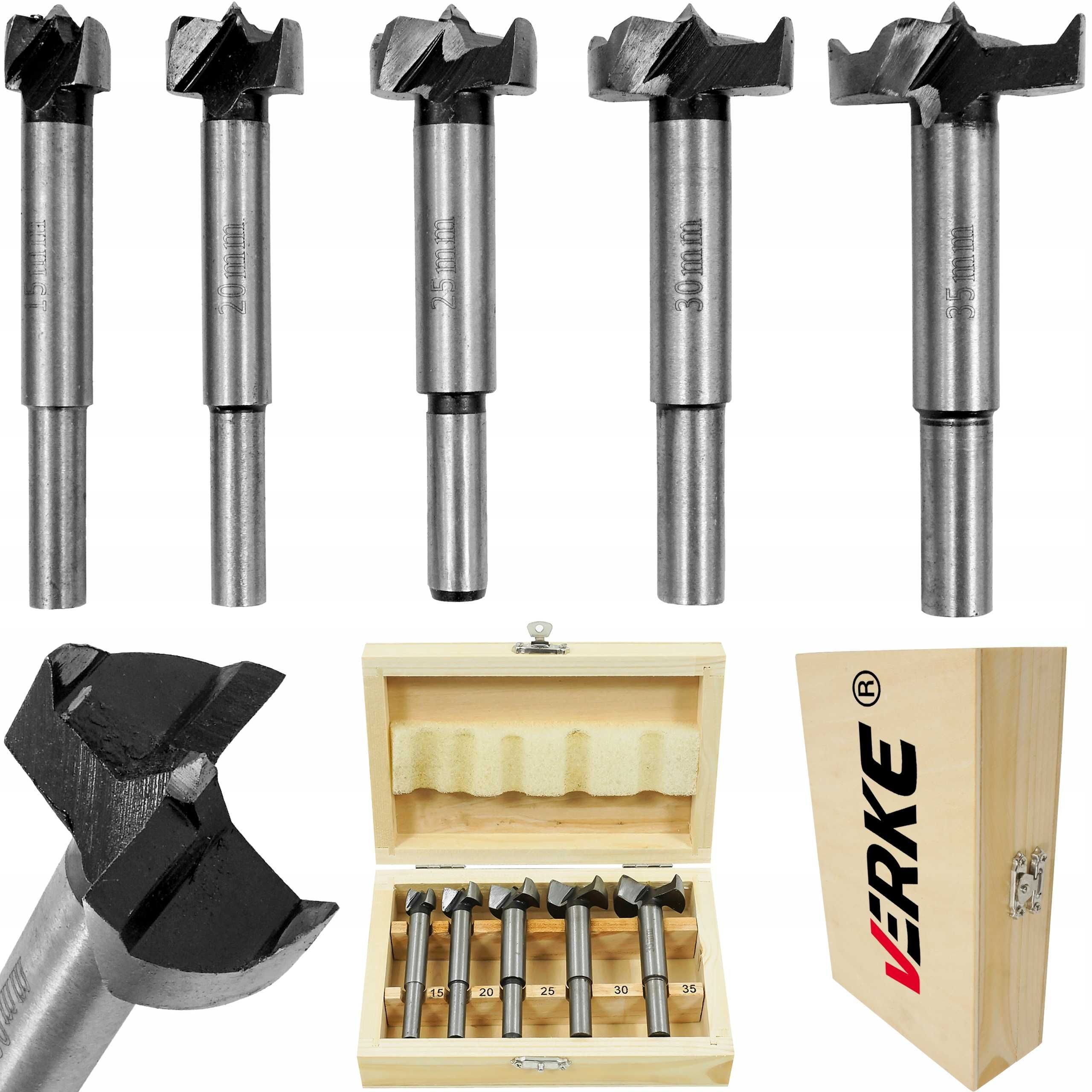 Set 5 freze lemn 15-35mm (V05069)