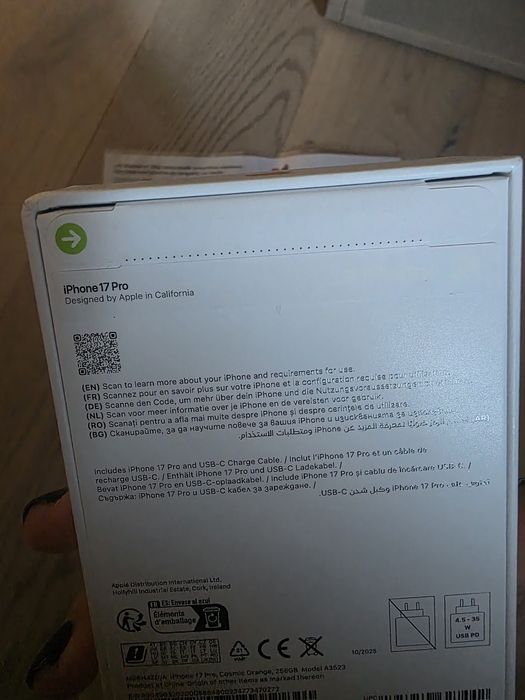 Iphone 17 pro 256 gb