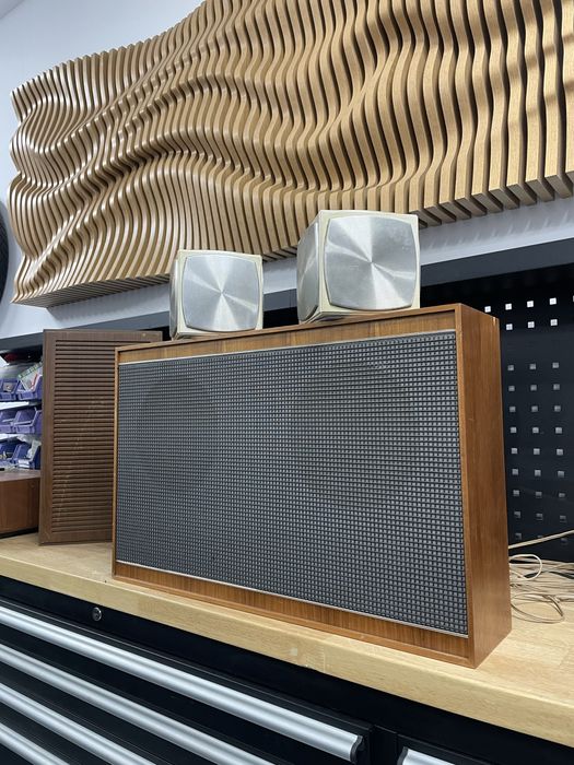 Vand / schimb boxe vintage grundig audiorama 700 si subwoofer hifi duo