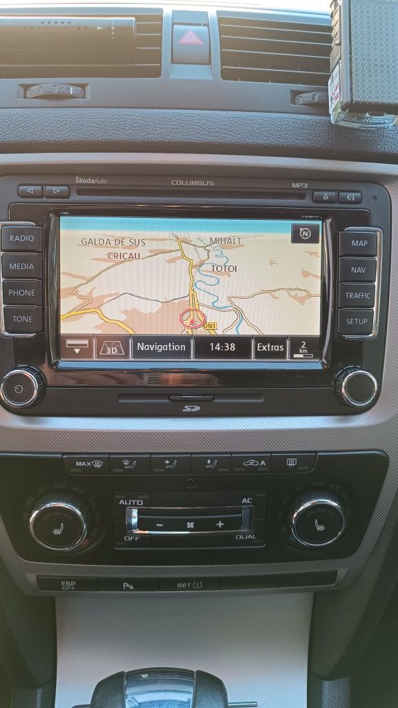 Navigație RNS 510 Columbus Skoda + modul bluetooth Premium