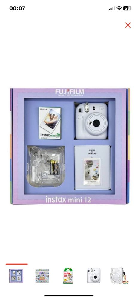 Instax mini 12 белый