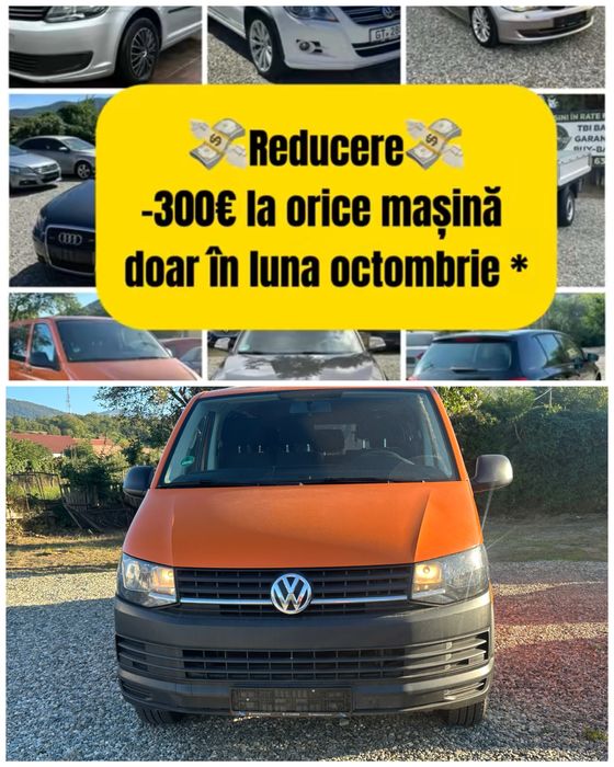 VW Transporter 6 T6 2.0 TDI 2017 8+ 1 locuri extralung/Rate/Garantie/