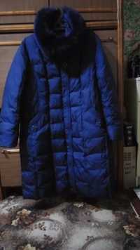 Зимнее пальто-пуховик-размер 60