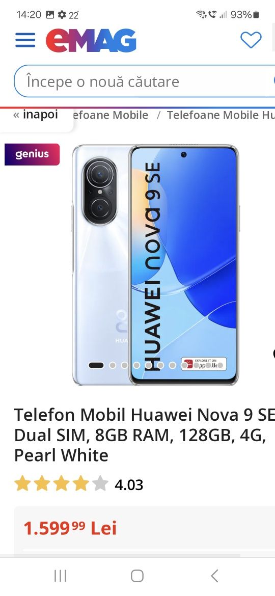 Huawei Nova 9. SE