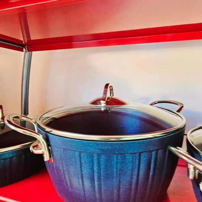 Гранитен комплект тенджери