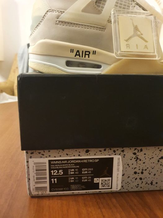 Air Jordan 4 Off White