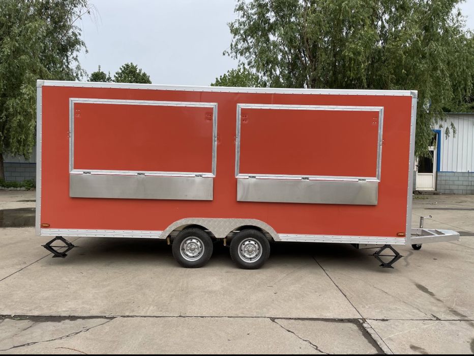 Rulota Comerciala Street Food Truck, Rulota Street Food Trailer Mobil