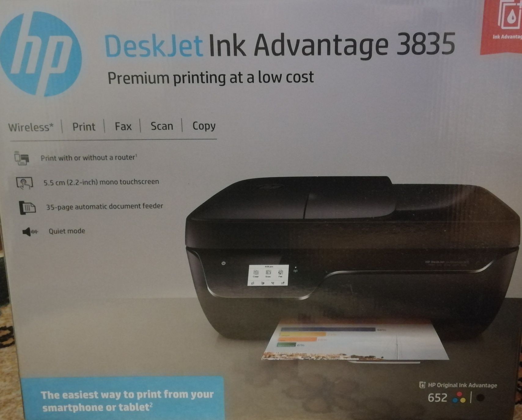 Vând Multifuncțională HP Deskjet ink Advantage 3835