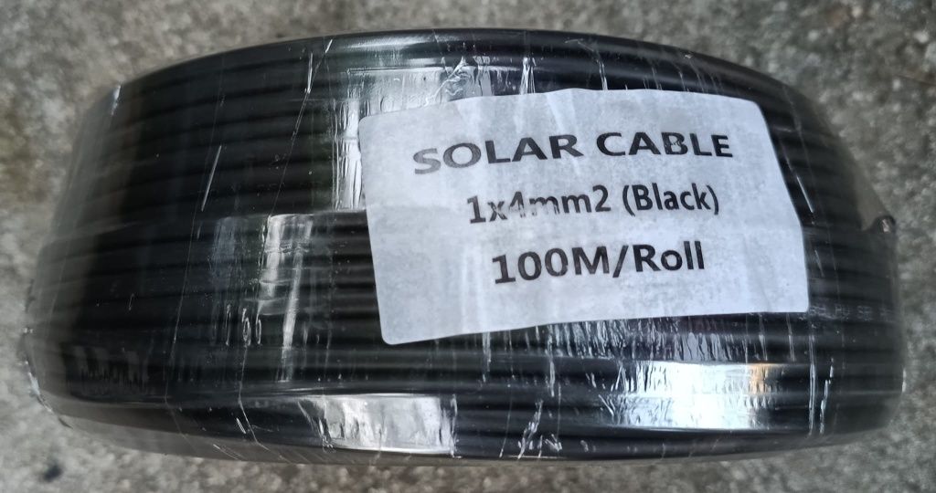 Cablu solar panouri fotovoltaice 1×6mm, 1×4mm