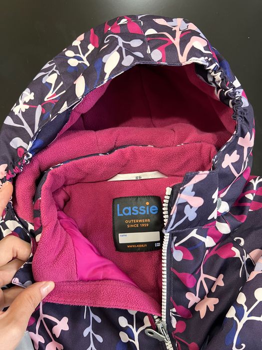 Бренд lassie 92-98(3 года) комбинезон для девочек зимний