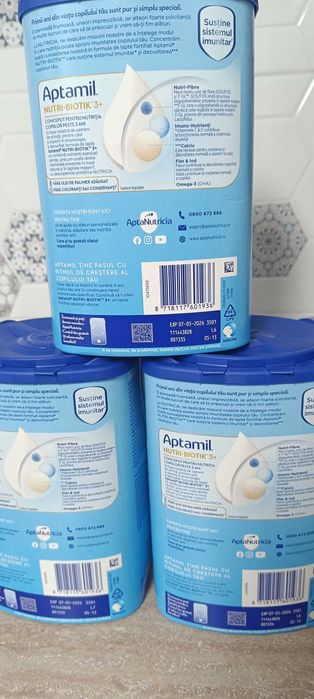 Vând Aptamil 3+ lapte praf de la 3 ani