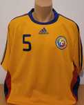 Tricou Romania nationala romaniei Chivu Cristi de fotbal colectie euro