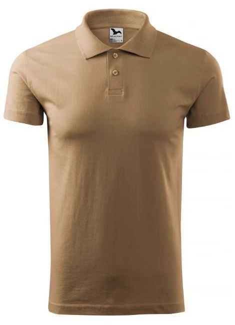 Tricou polo pentru barbati Single J., nisip, marime S - 55 lei