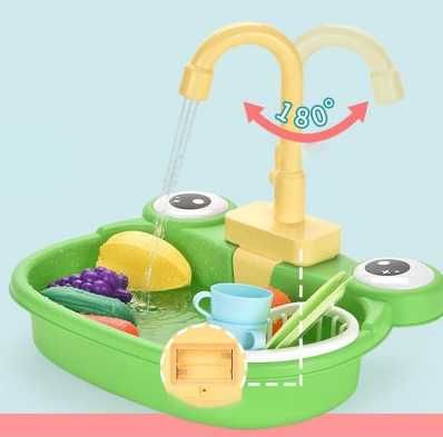 Детска мивка с течаща вода - различни цветове