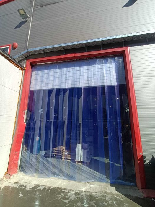Uși lamelare, uz industrial, fâșii PVC