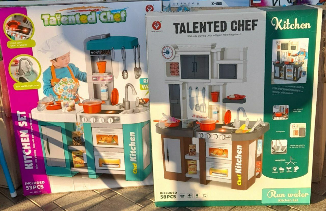 Детская кухня с водой, Kit7chen Chef,  высота 80 см., HI