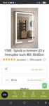 Oglindă cu iluminare LED și întrerupător touch, MD1, 60x80cm