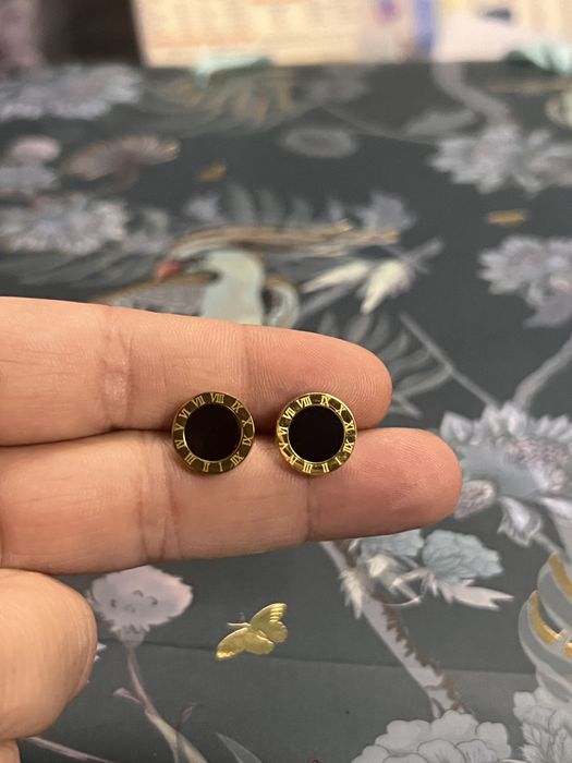 Cercei placati cu aur 18 k