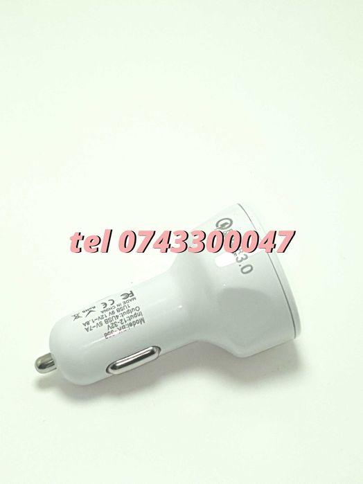 Superfastcharge Incarcator Auto Cu Patru Porturi Usb Partycharge