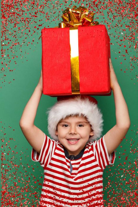 Коледна картичка - магнит в размер 10х15 см.