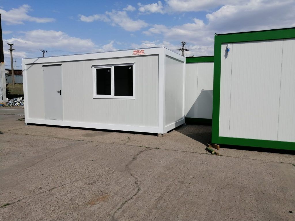 Vând container modular tip birou standard 2400x6000 gri antracit