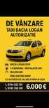 Vand Dacia Logan cu autorizatie TAXI/ Loc taxi