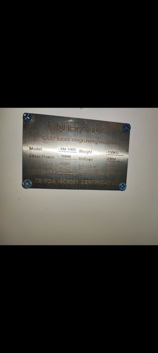 Новый лазерный станок XM 1060, 900мм x 600мм, мощность 100вт