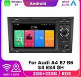 Мултимедия Двоен дин за Audi A4 S4 Андроид навигация Android Ауди А4