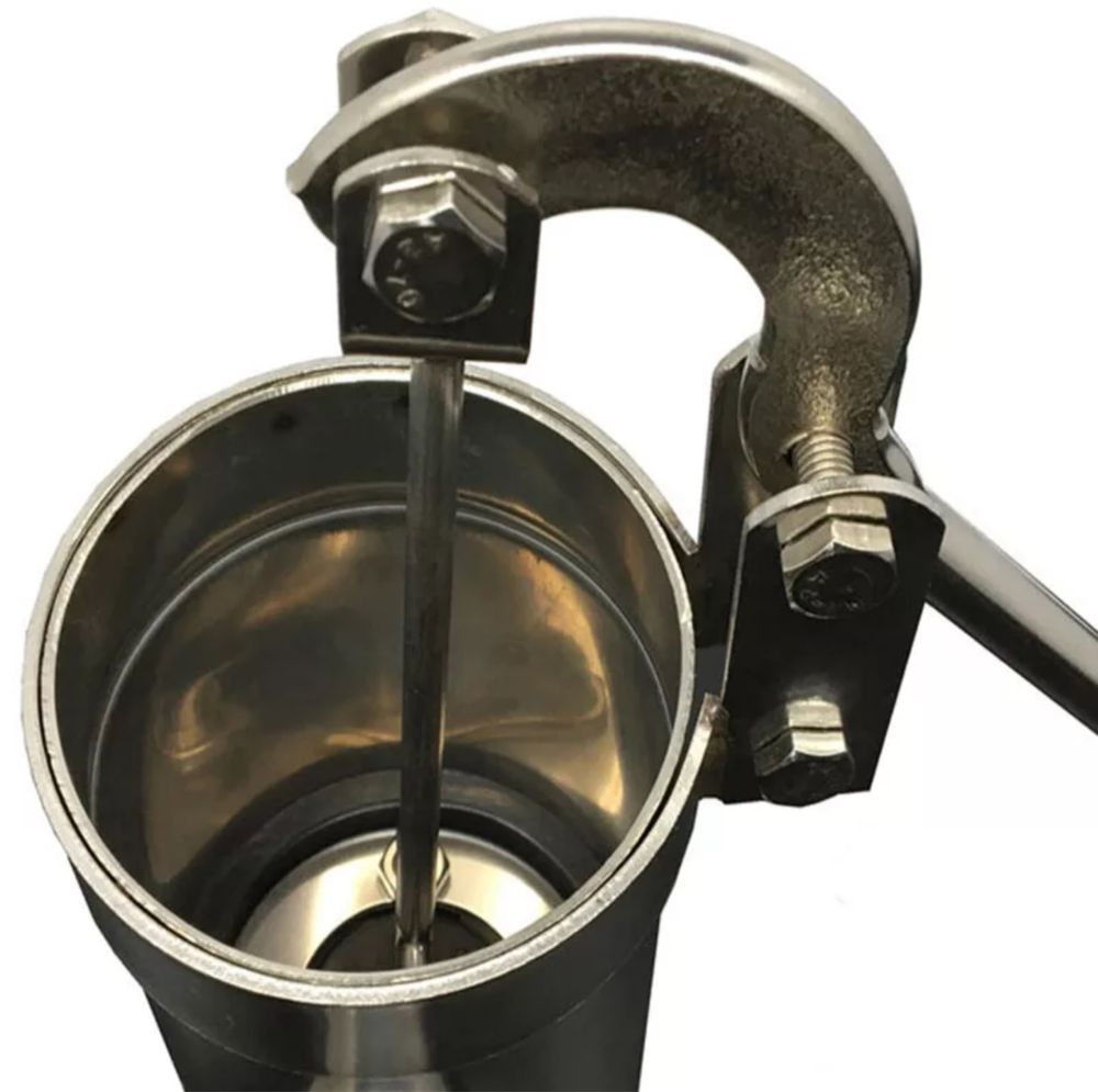 Pompa manuala de apa din inox garnitura de rezerva inclusa