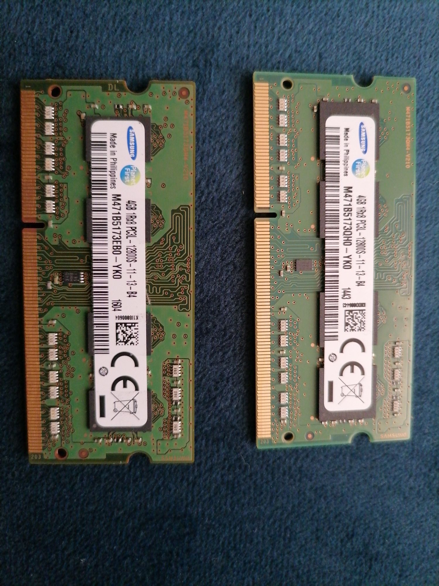 Kit ram  2x4gb ddr3 1600mhz laptop