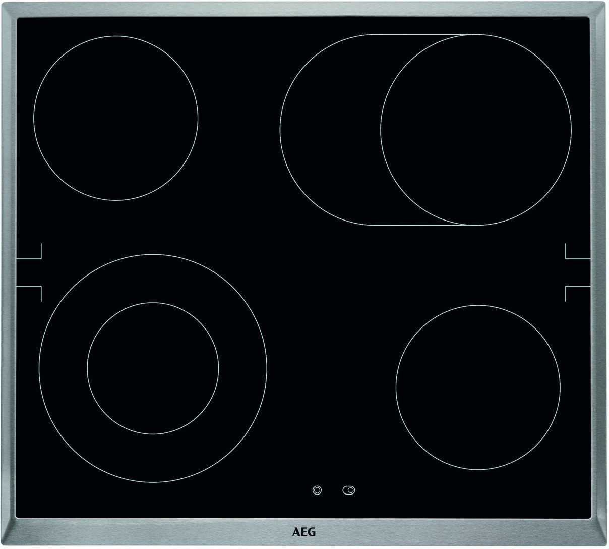 Фурна за вграждане AEG EEE45502BM + стъклокерамичен плот