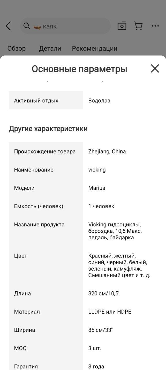 Каяк для рибалки