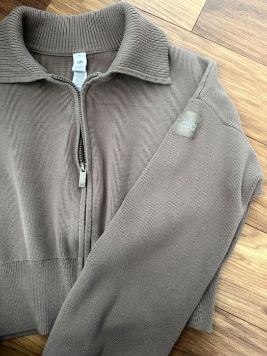 Пуловер с цип Alo Yoga оригинален