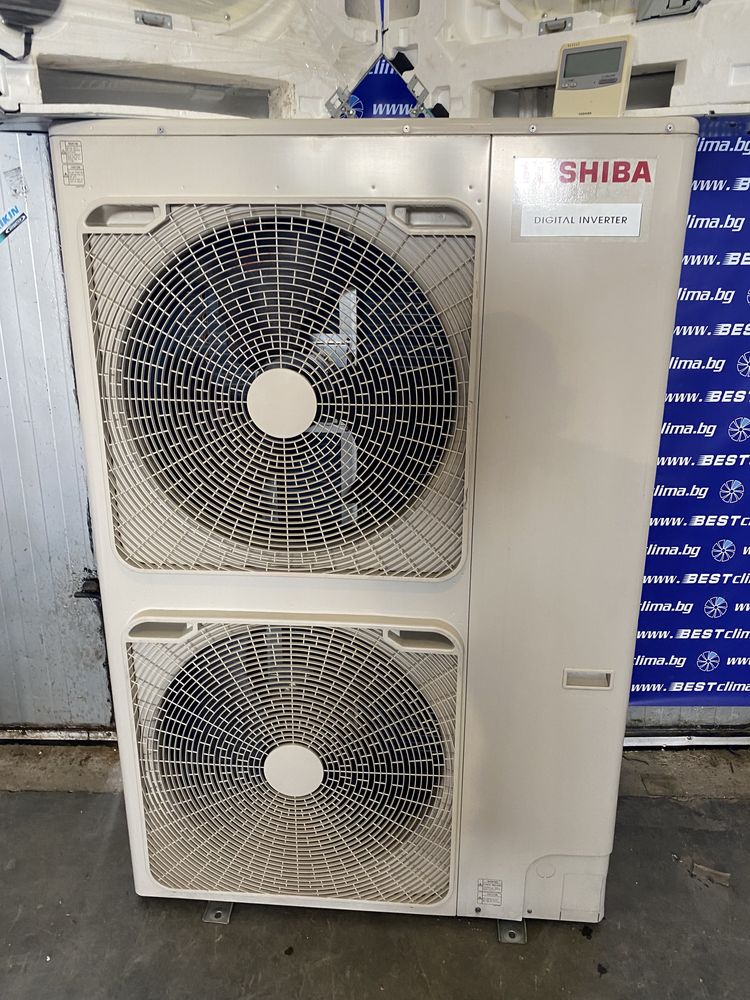 Климатик Toshiba 28kw с две касети подходящ за термопомпа