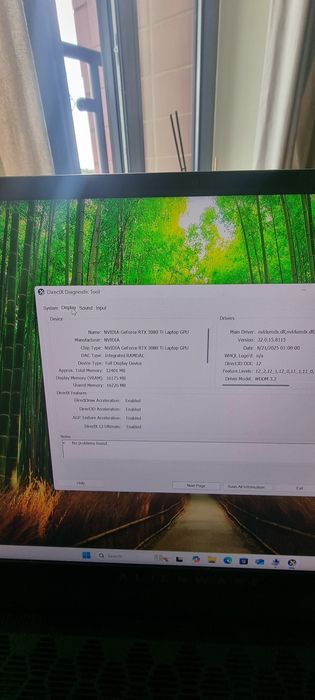 Alienware Laptop RTX 3080Ti i7-12700 32GB DDR5 240HZ 2K ECRAN